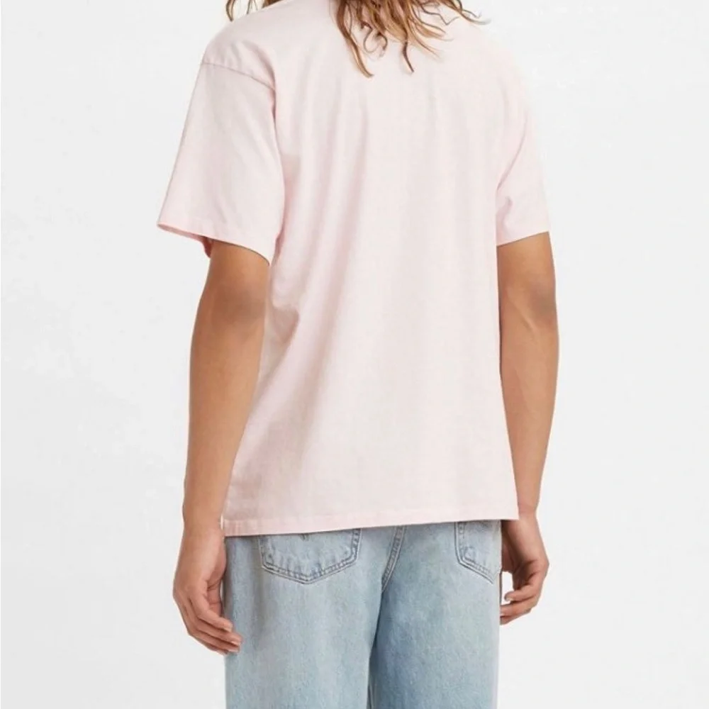 Levi's x Pokemon 25th Anniversary Light Pink T-Shirt Snorlax Gengar NWT - Picture 2 of 2